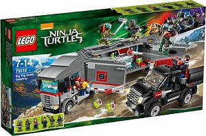 LEGO Turtles 79116 Únik velkého sněžného náklaďáku